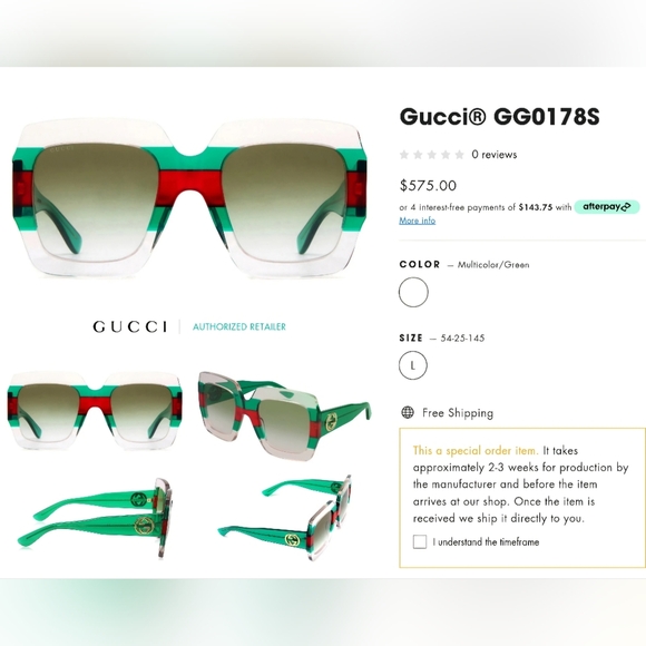 Gucci Sunglasses - Picture 11 of 11